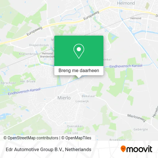 Edr Automotive Group B.V. kaart