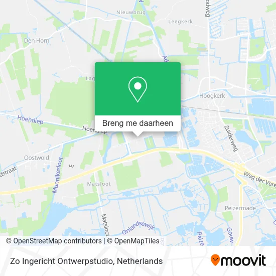 Zo Ingericht Ontwerpstudio kaart