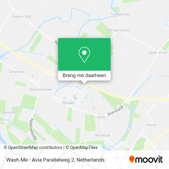 Wash.Me - Avia Parallelweg 2 kaart