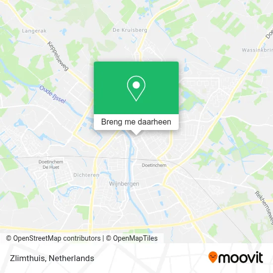 Zlimthuis kaart