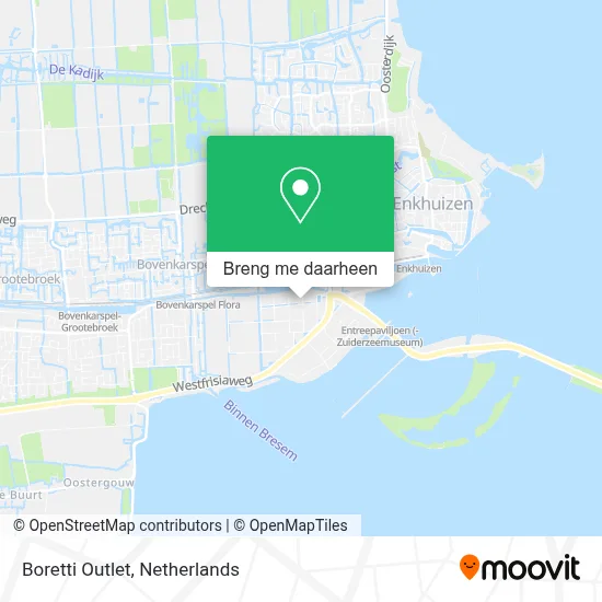 Boretti Outlet kaart