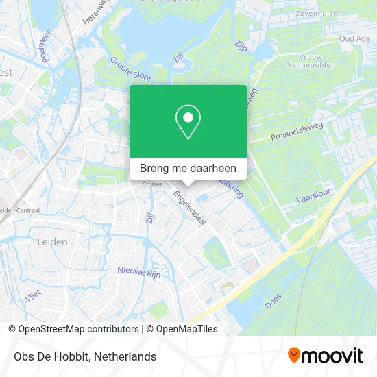 Obs De Hobbit kaart