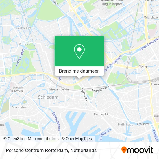 Porsche Centrum Rotterdam kaart