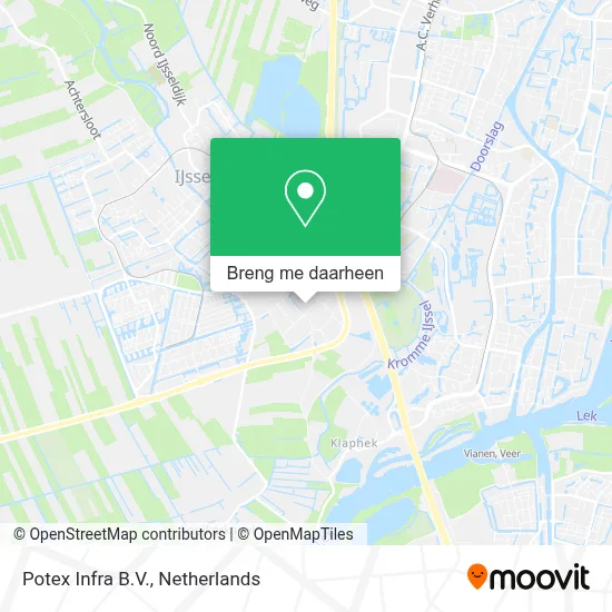 Potex Infra B.V. kaart