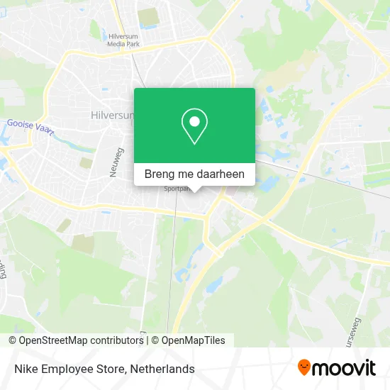 Nike Employee Store kaart