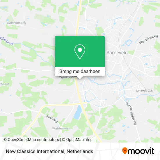 New Classics International kaart