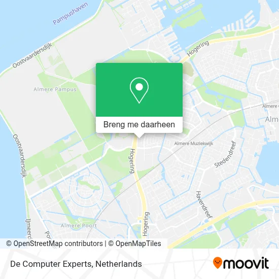 De Computer Experts kaart