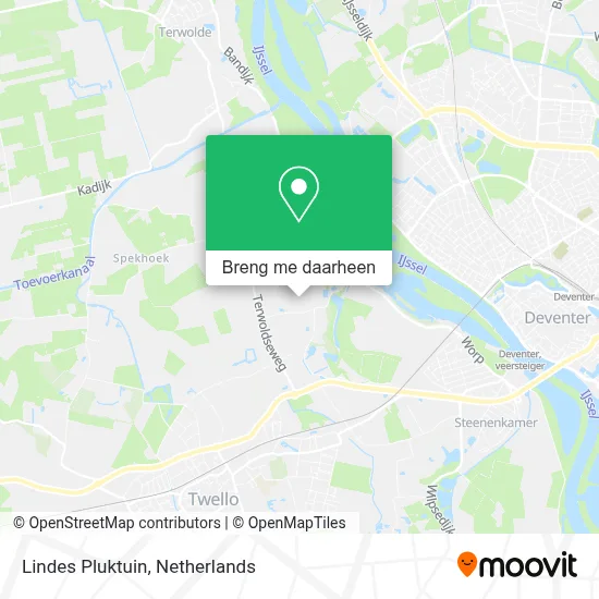 Lindes Pluktuin kaart