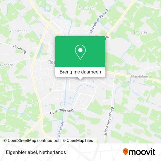 Eigenbierlabel kaart