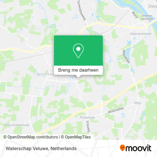 Waterschap Veluwe kaart