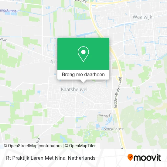 Rt Praktijk Leren Met Nina kaart