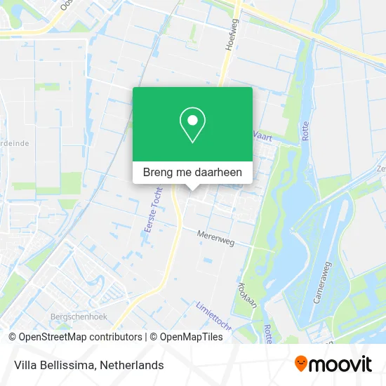 Villa Bellissima kaart