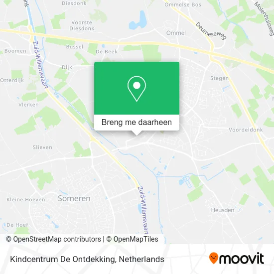 Kindcentrum De Ontdekking kaart