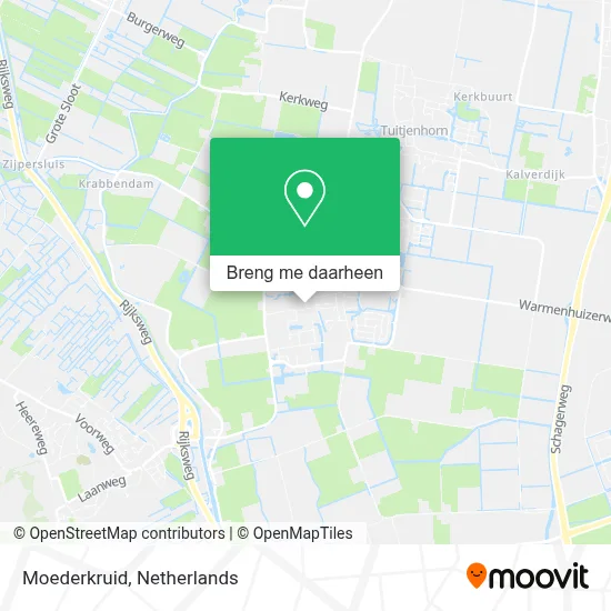 Moederkruid kaart