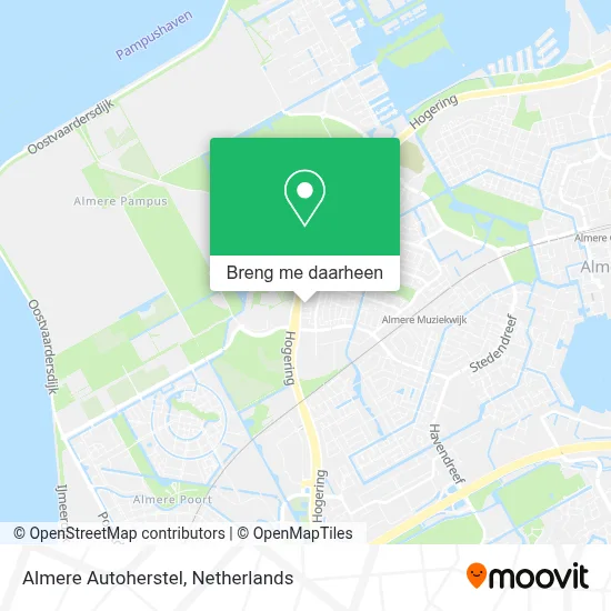 Almere Autoherstel kaart