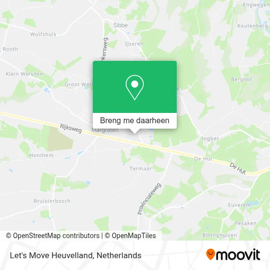 Let's Move Heuvelland kaart