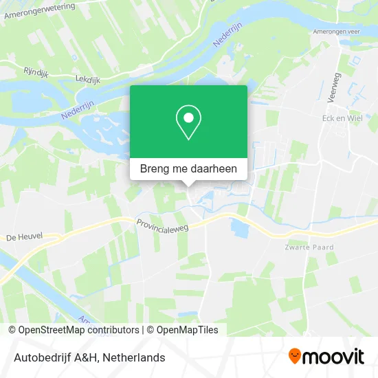 Autobedrijf A&H kaart