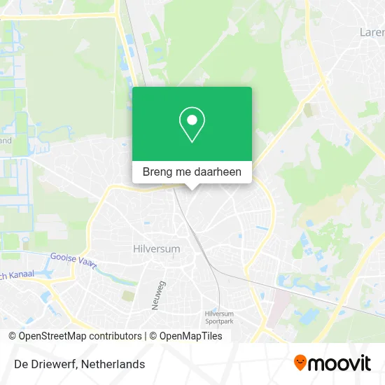 De Driewerf kaart