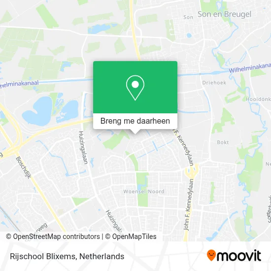Rijschool Blixems kaart