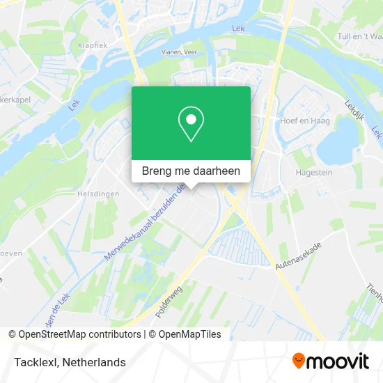 Tacklexl kaart