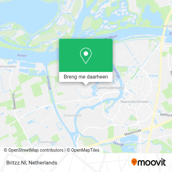 Britzz.Nl kaart