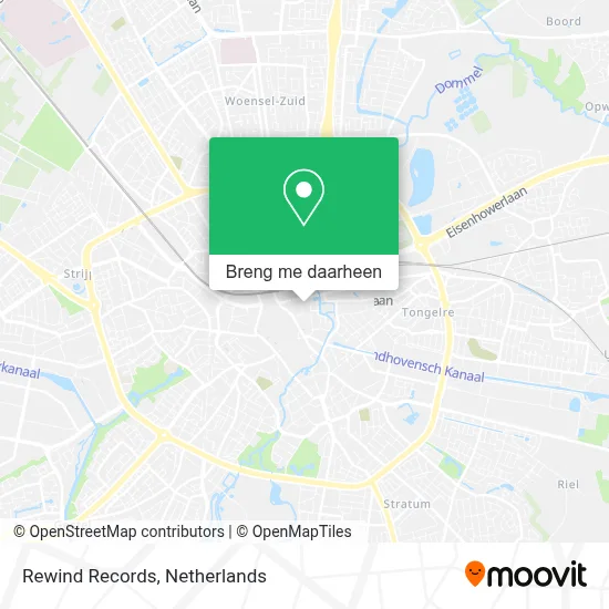 Rewind Records kaart