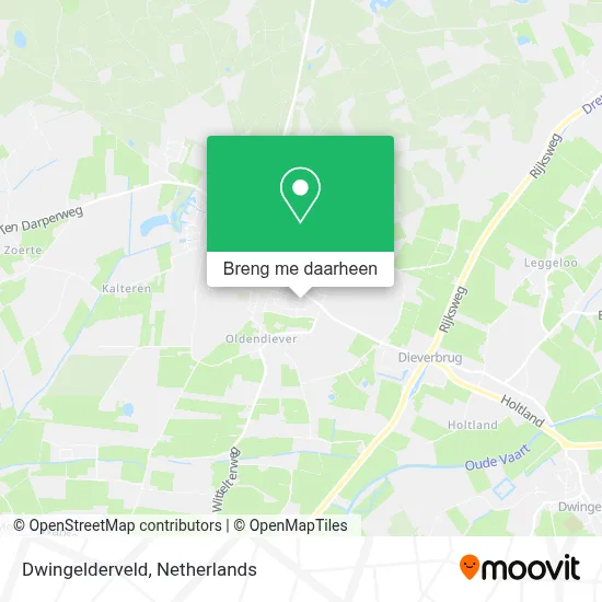 Dwingelderveld kaart