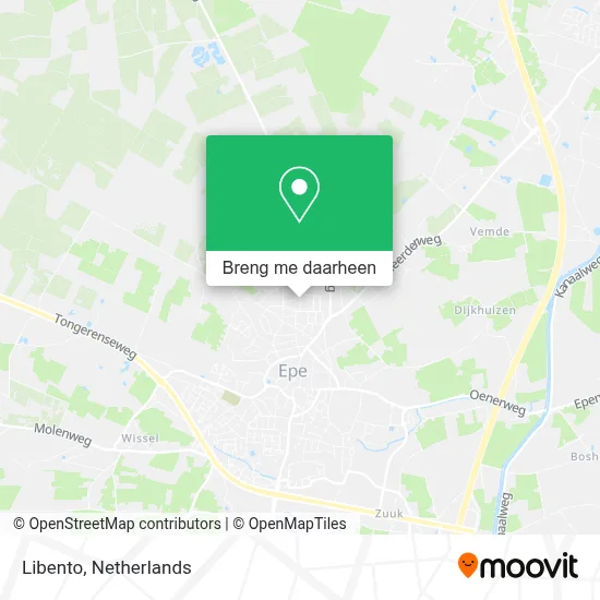 Libento kaart