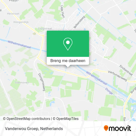 Vanderwou Groep kaart