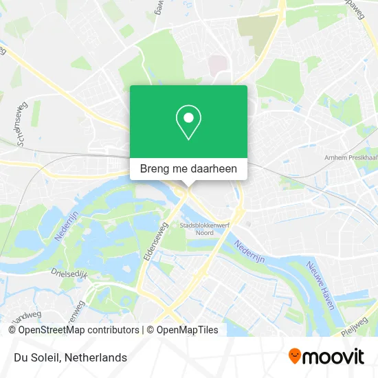 Du Soleil kaart