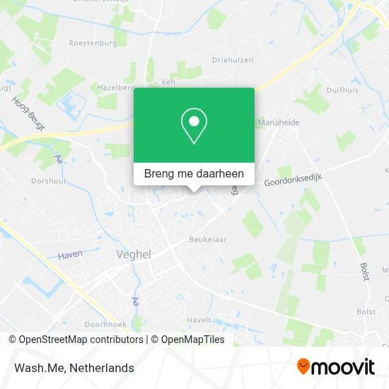 Wash.Me kaart