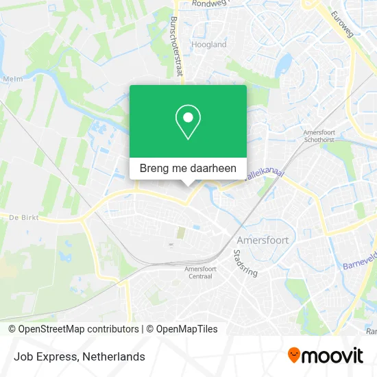Job Express kaart