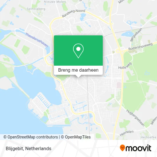 Blijgebit kaart