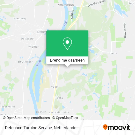 Detechco Turbine Service kaart