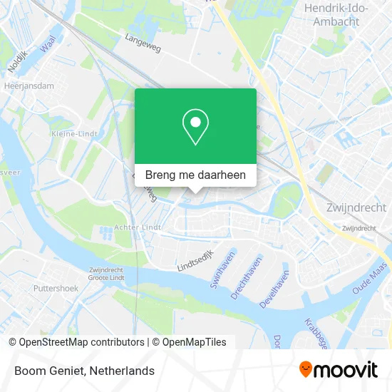 Boom Geniet kaart