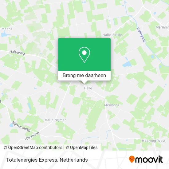 Totalenergies Express kaart
