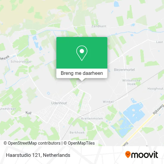 Haarstudio 121 kaart