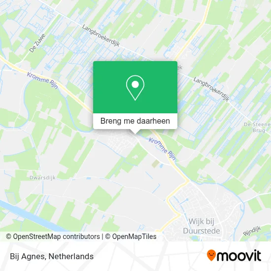 Bij Agnes kaart