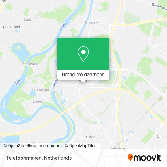 Telefoonmaken kaart