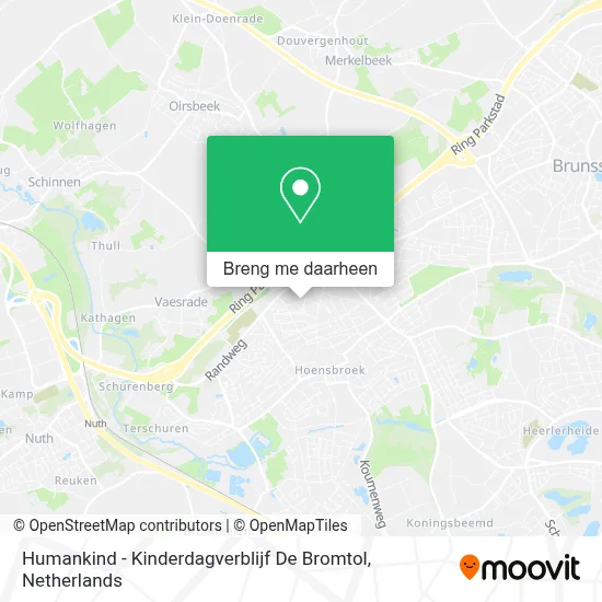 Humankind - Kinderdagverblijf De Bromtol kaart