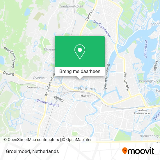 Groeimoed kaart