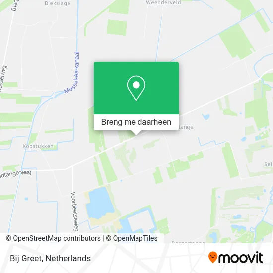 Bij Greet kaart
