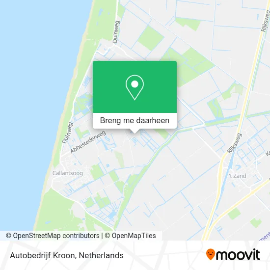 Autobedrijf Kroon kaart