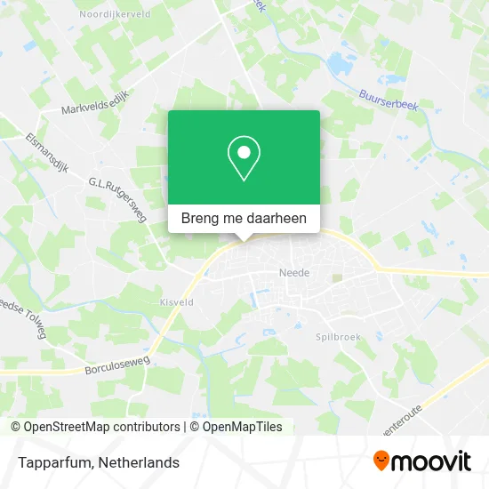 Tapparfum kaart
