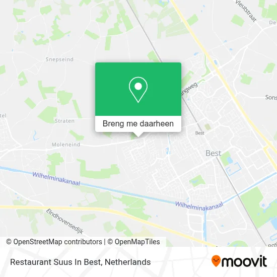 Restaurant Suus In Best kaart