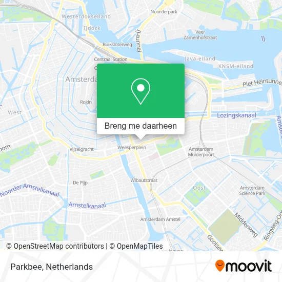 Parkbee kaart