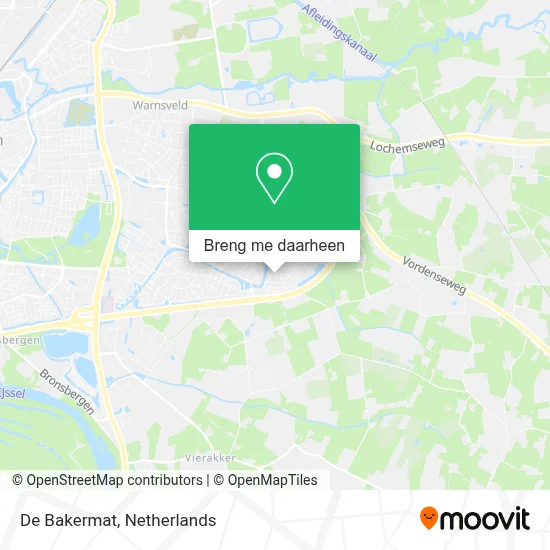 De Bakermat kaart