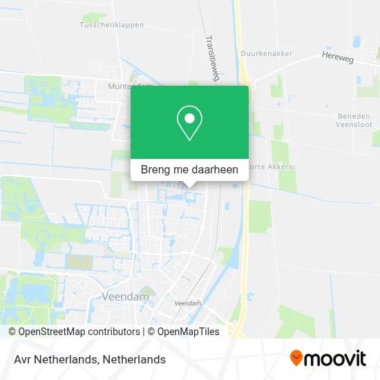 Avr Netherlands kaart