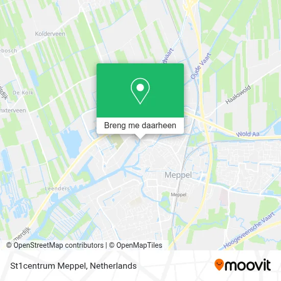 St1centrum Meppel kaart