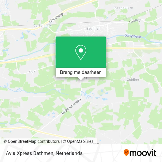 Avia Xpress Bathmen kaart